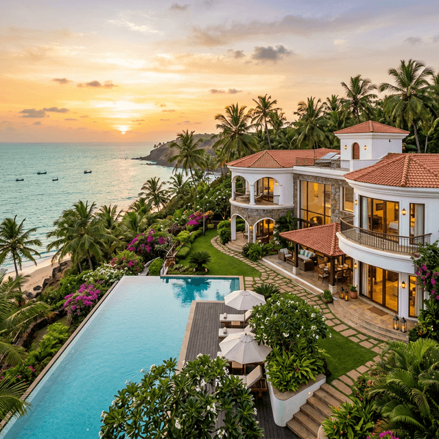 Step into your personal retreat with a private pool.